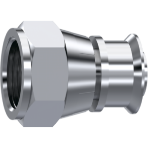 Lasfitting 37° JIC vrouwelijk swivel met guide