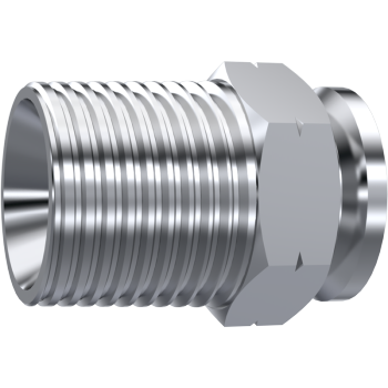 Lasfitting 60° NPT mannelijk met guide